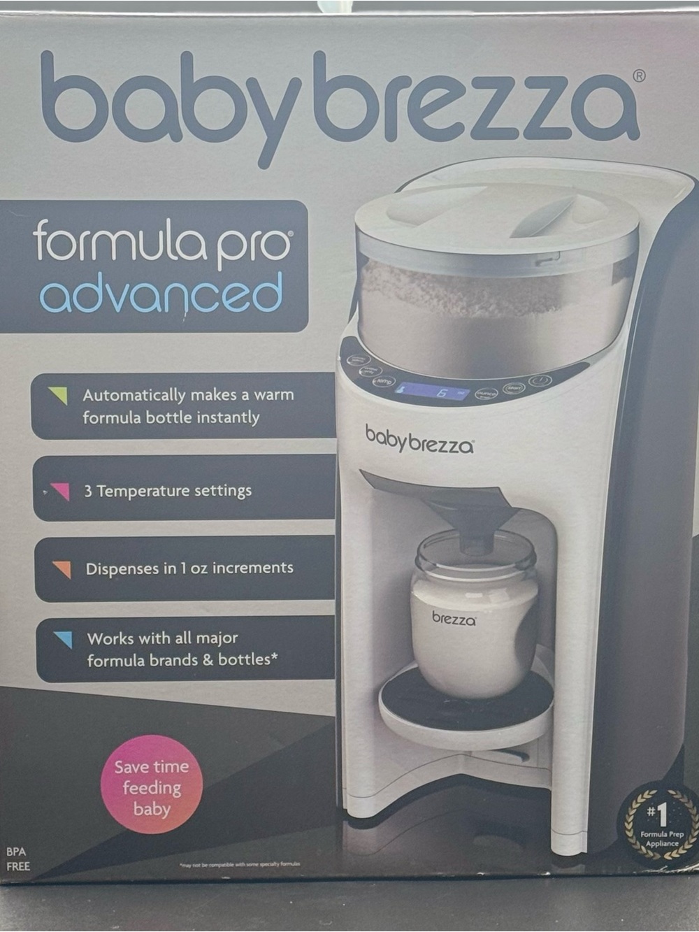 babybrezza Formula Pro Advanced - White Automatic Formula Maker